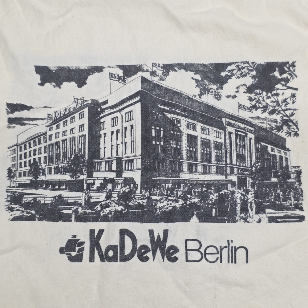 Vintage KaDeWe Berlin Tote Shopping Bag - Picture 2 of 9